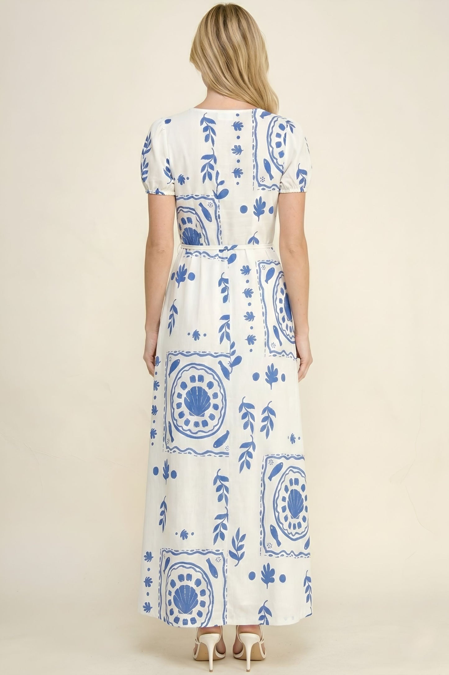 Cecily Tile Print Dress